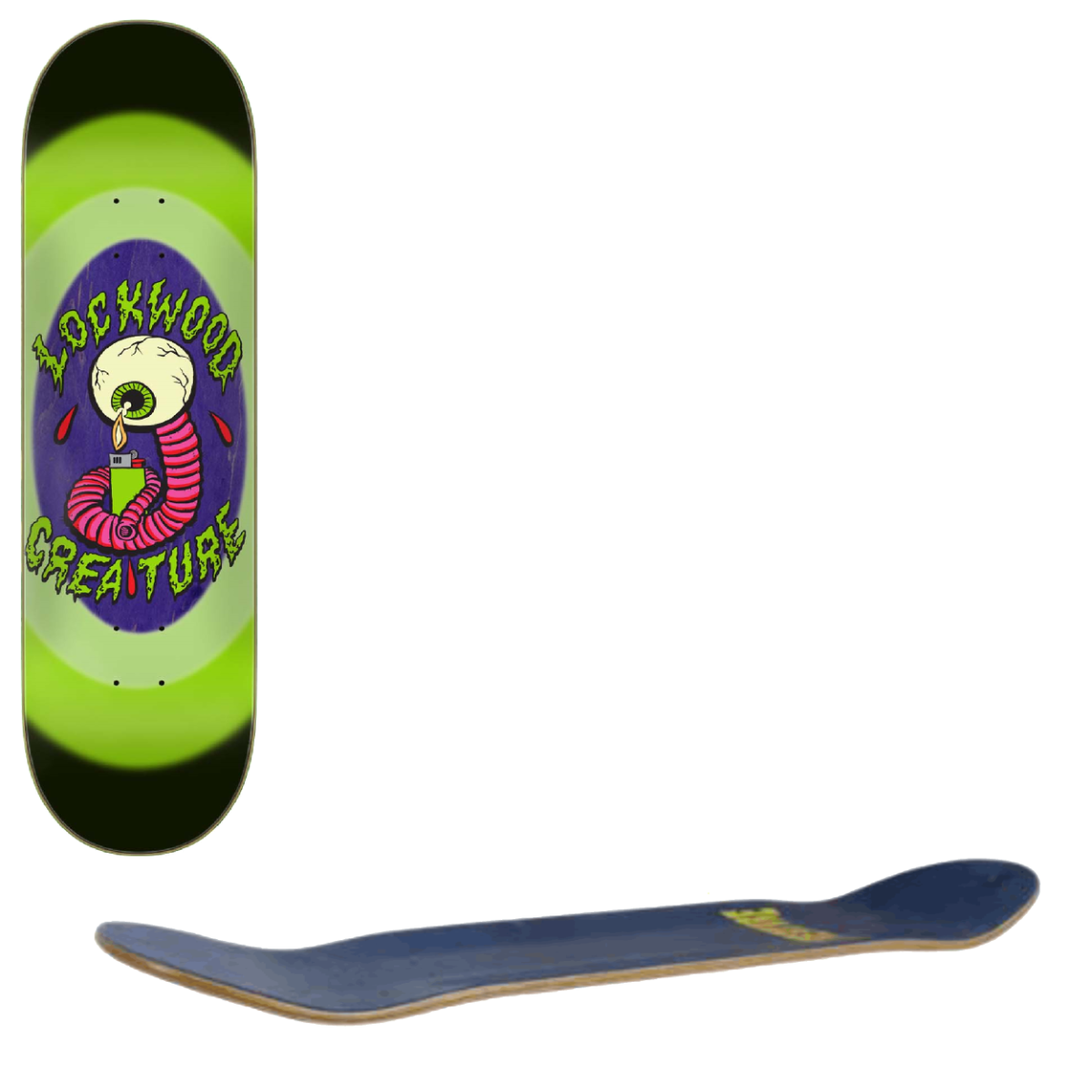Creature Lockwood Burning Light Skateboard Deck - 8.25"