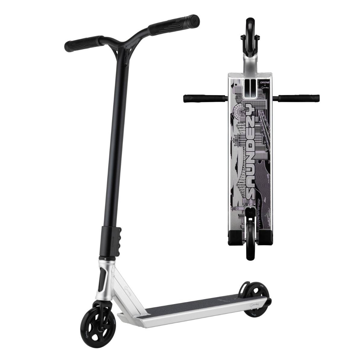 Drone Saundezy Signature Element Stunt Scooter - Silver