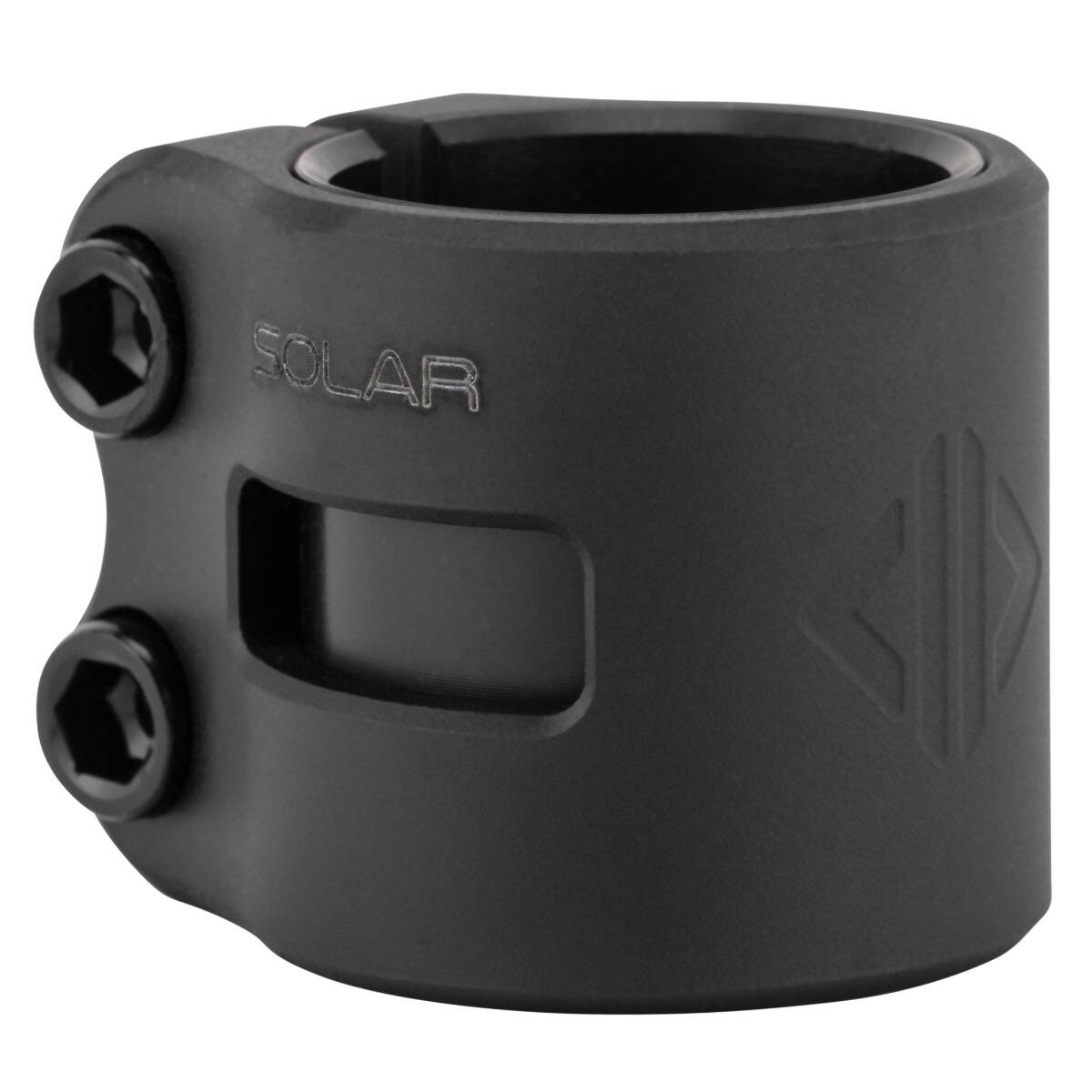 Drone Solar Double Collar Scooter Clamp - Black