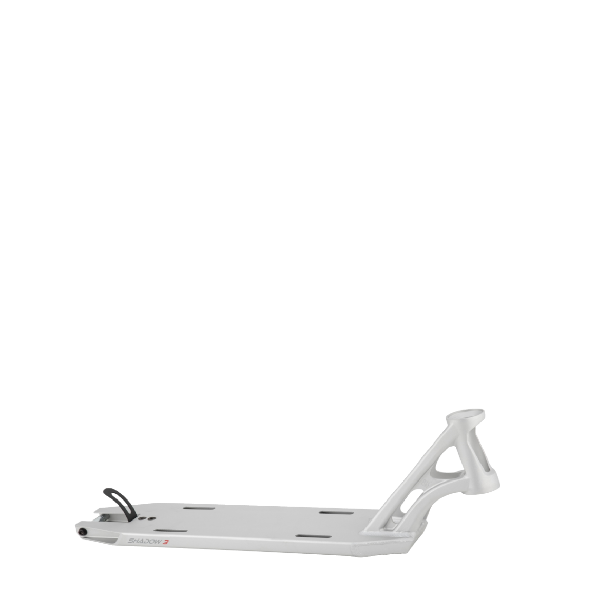 Drone Shadow 3 Feather-Light Scooter Deck - Silver 18" x 4.9"