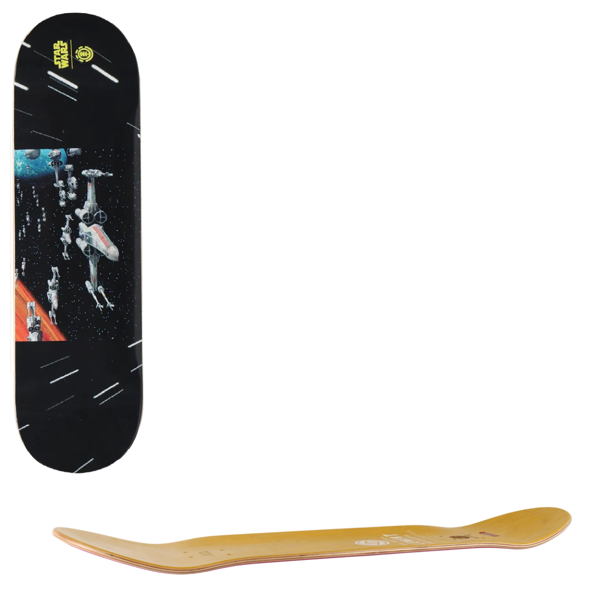 Element x Star Wars Skateboard Deck - X Wing 7.75"