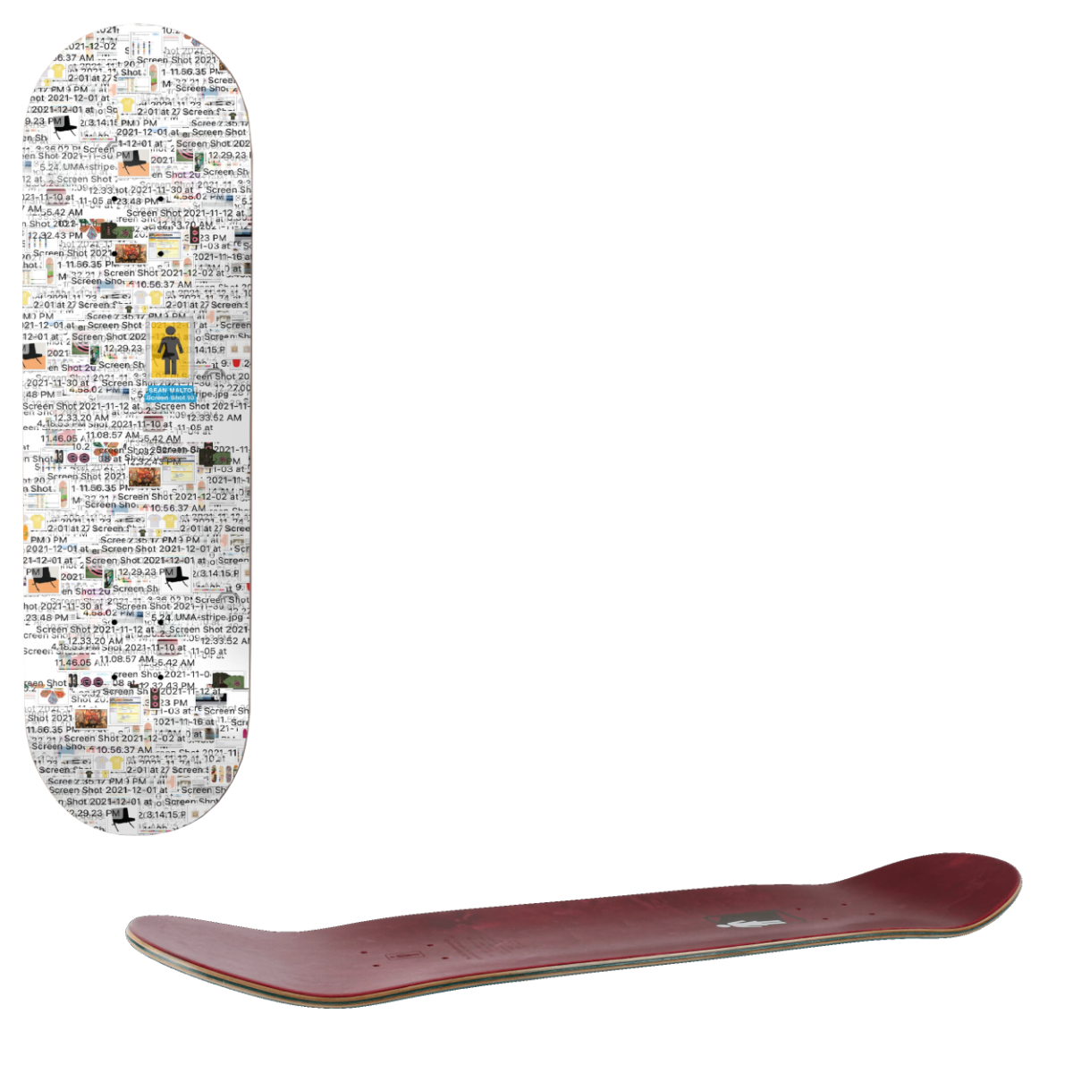 Girl Desktop Chaos Skateboard Deck - Geering 8.25"