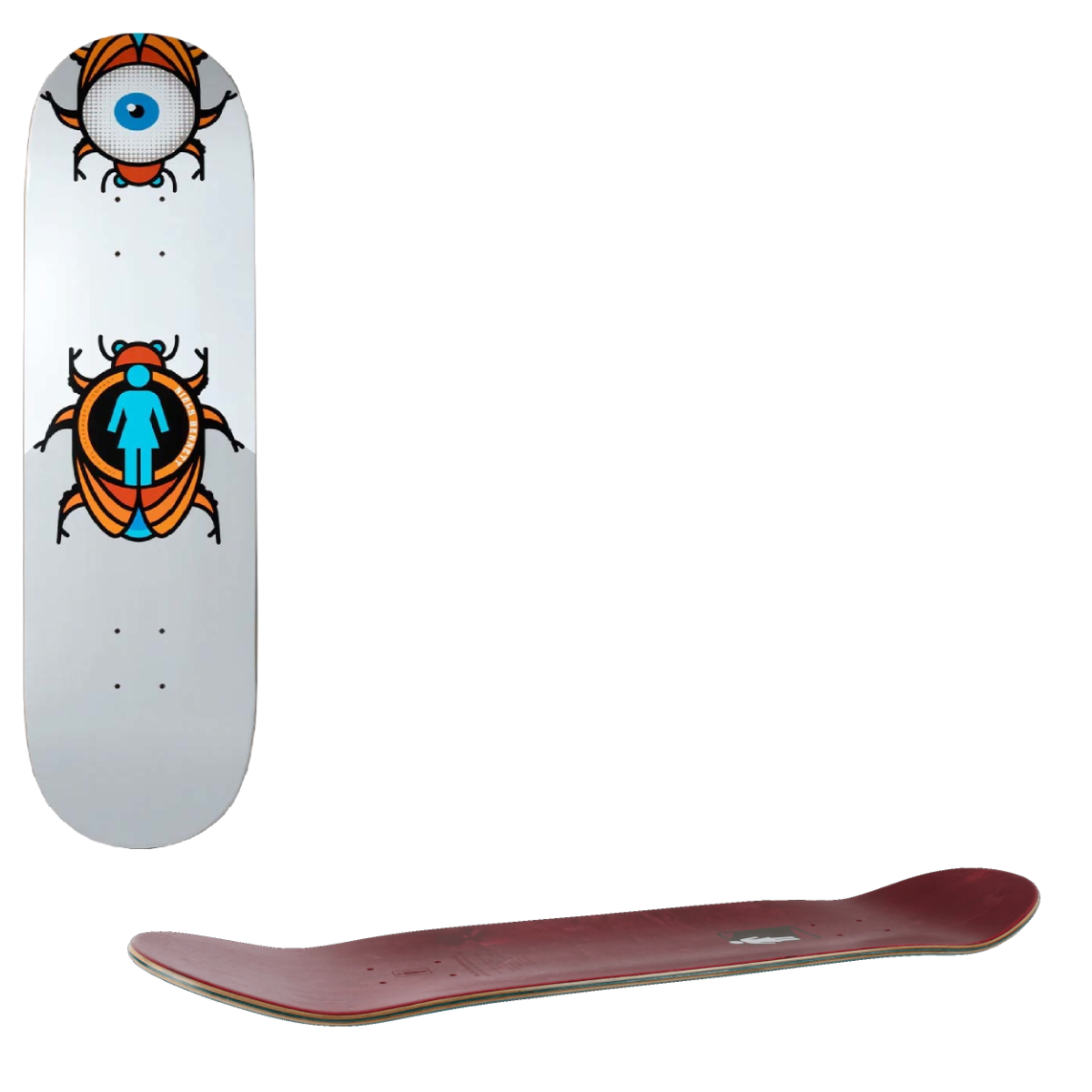 Girl Beetle Bum Skateboard Deck - Bennett 8.5"
