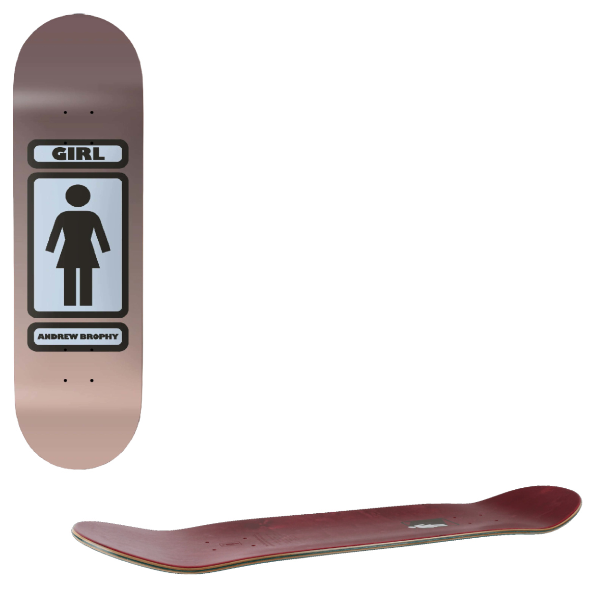 Girl 93 Til Series Skateboard Deck - Brophy 8"