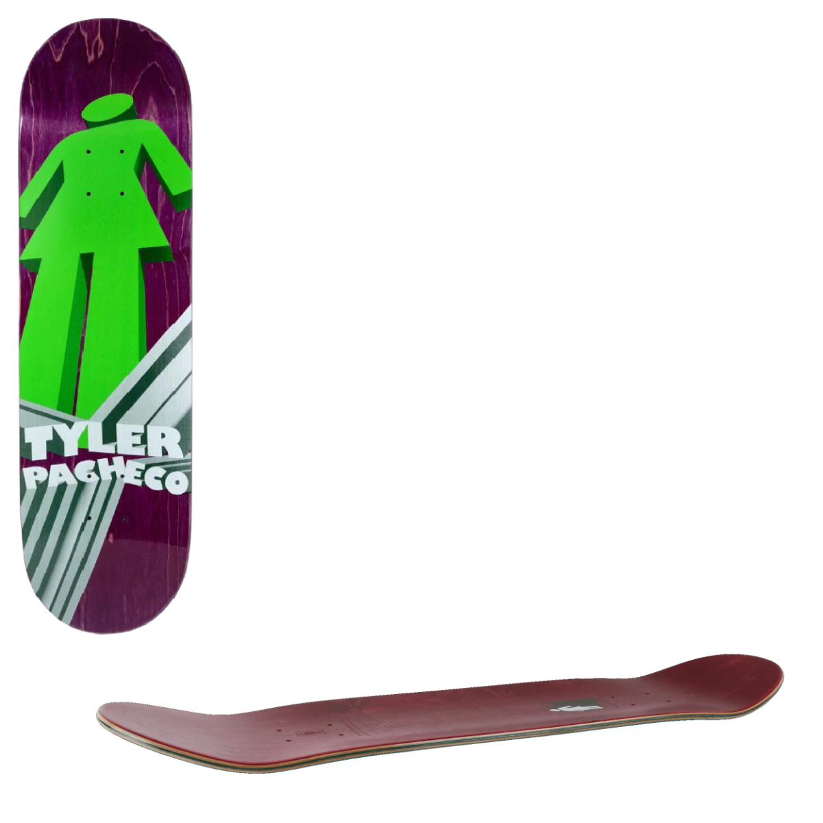 Girl Herspective Skateboard Deck - Pacheco 8.375"