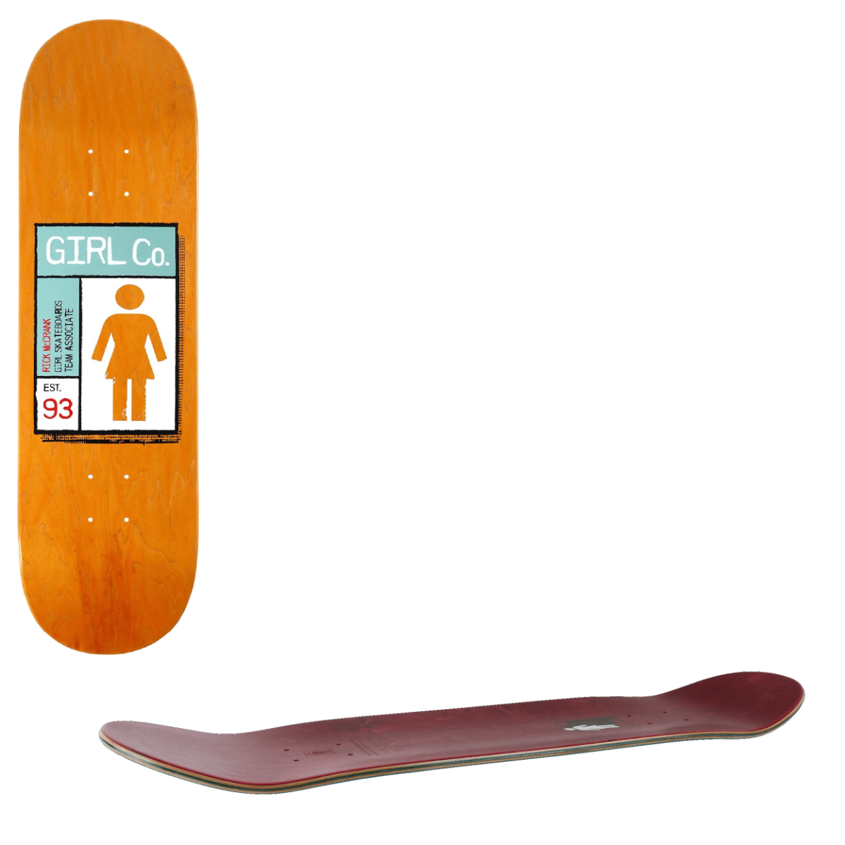 Girl Gridbox Skateboard Deck - McCrank 8.5"