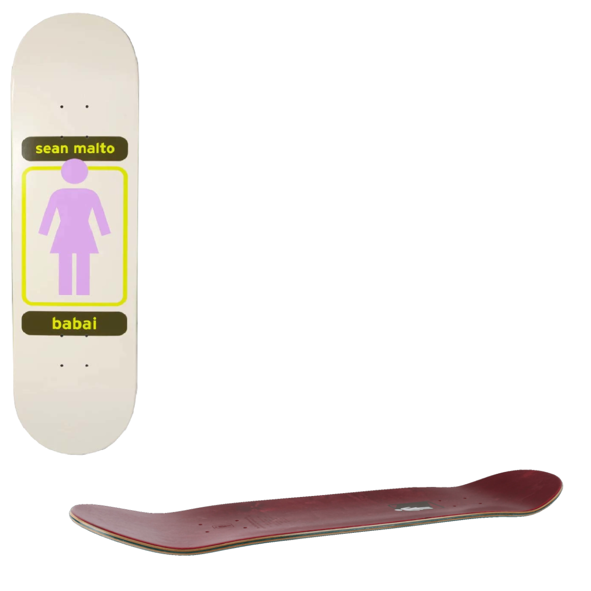Girl 93 TIL Skateboard Deck - Malto 8"