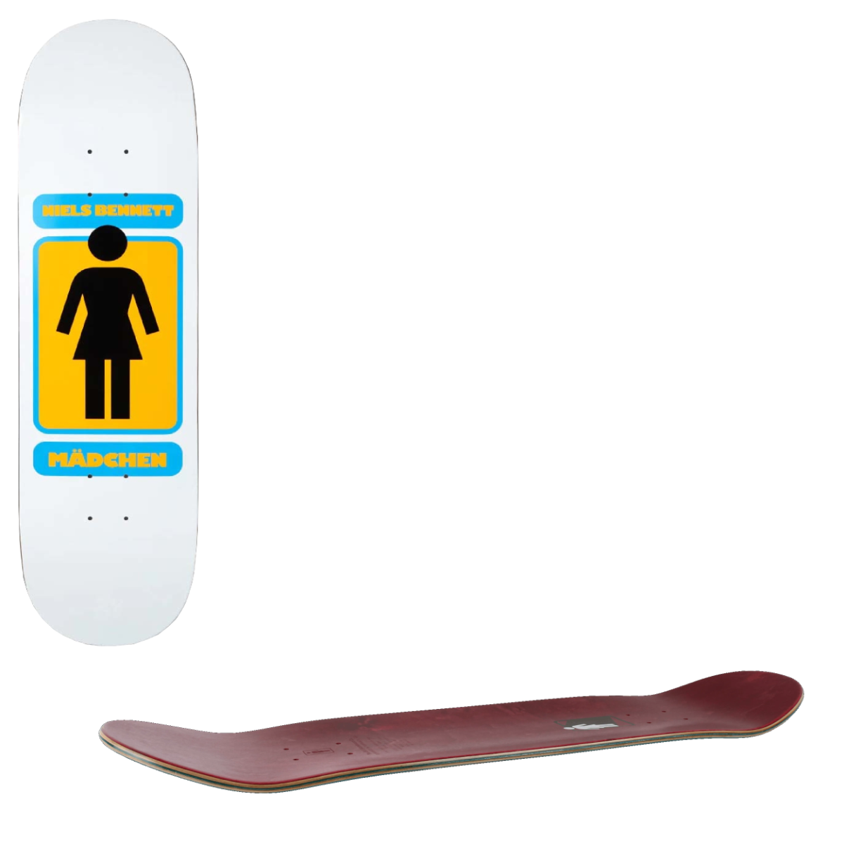 Girl 93 Series 30 Years Skateboard Deck - Bennett 8.25"