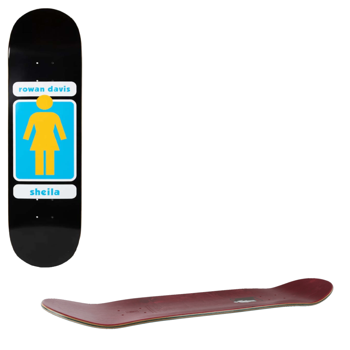 Girl 93 Series 30 Years Skateboard Deck - Davis 8.5"