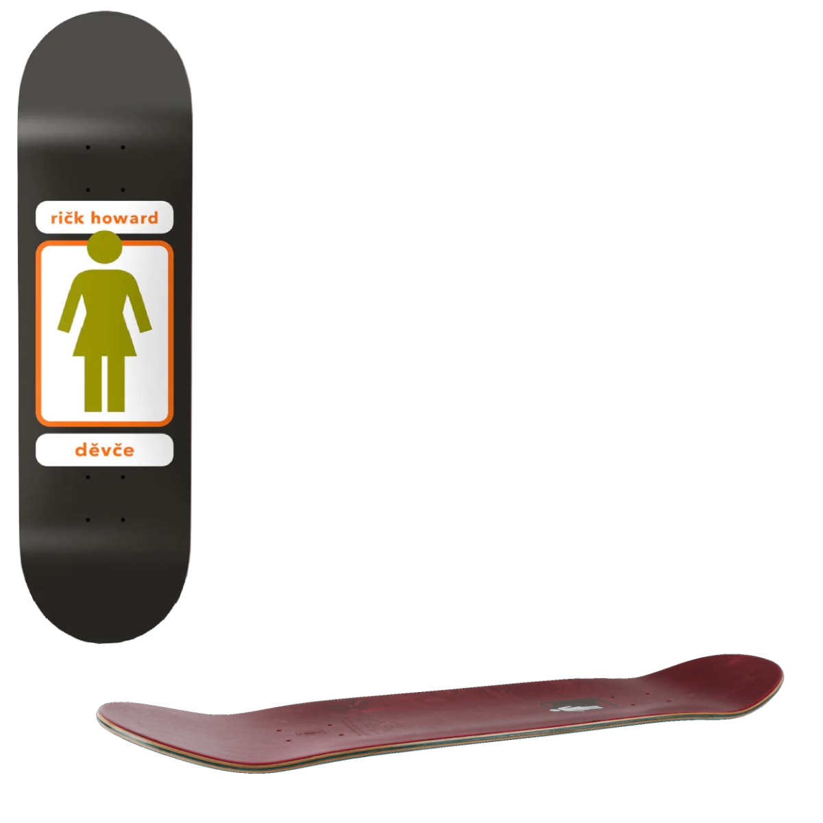 Girl 93 TIL Skateboard Deck - Howard 8.5"