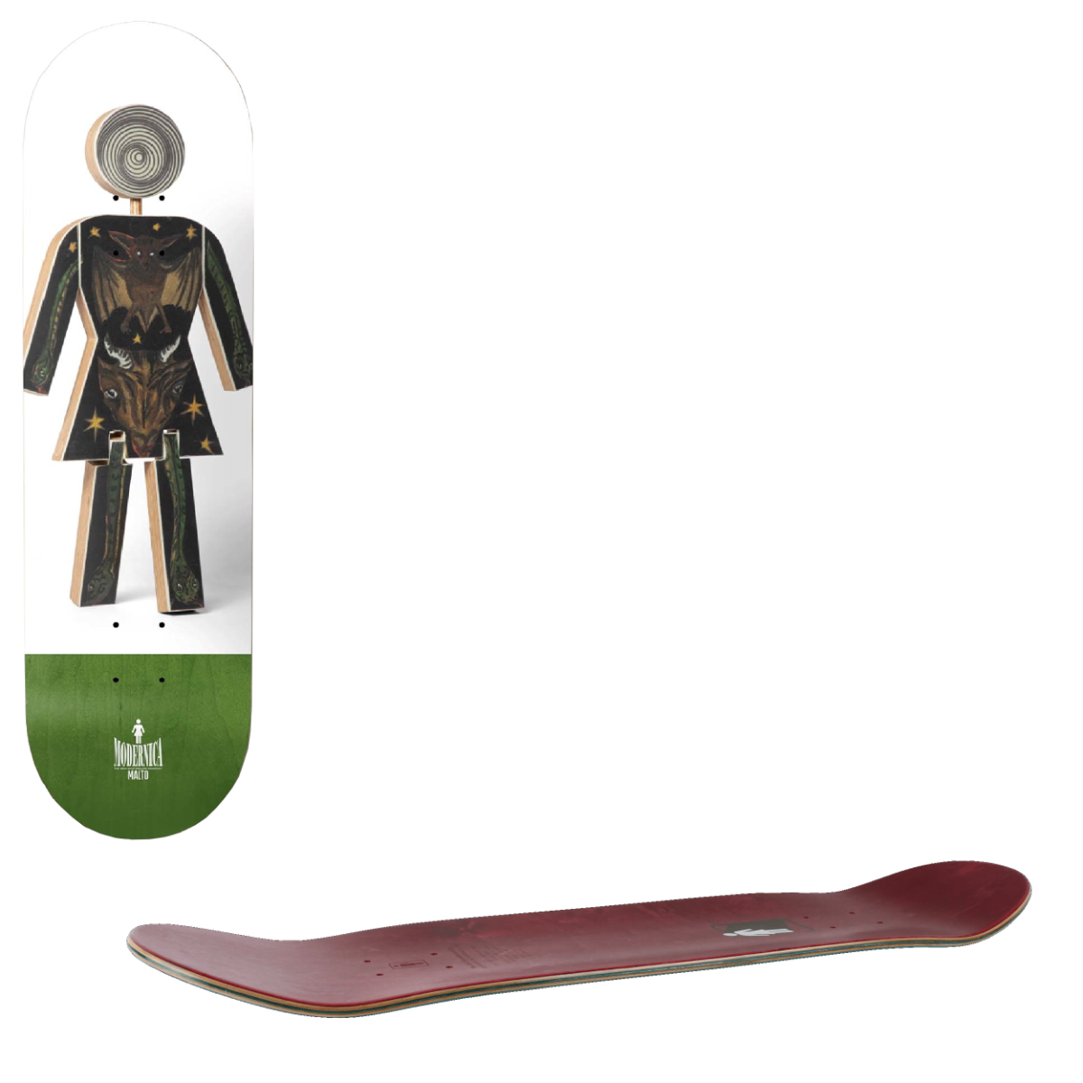 Girl Modernica OG Skateboard Deck - Malto 8.5"