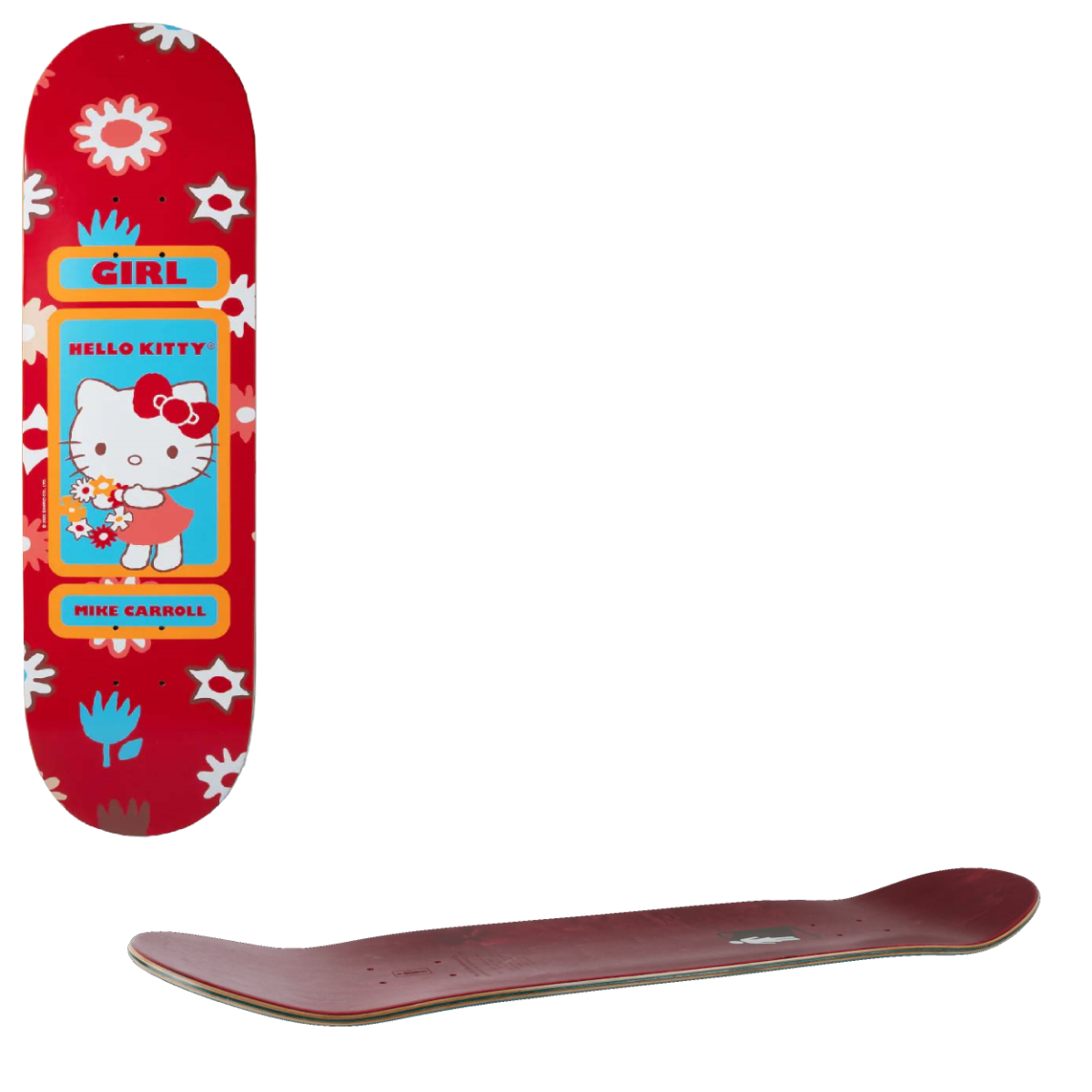 Girl x Hello Kitty Skateboard Deck - Carroll 8.375"