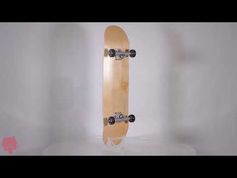 Enuff Classic Custom Skateboard - Natural/Black/Blue 8.25''