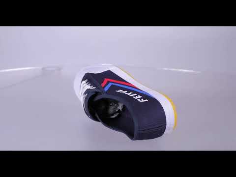 Feiyue 1920 Lo Canvas Trainers - Navy/Blue/Red
