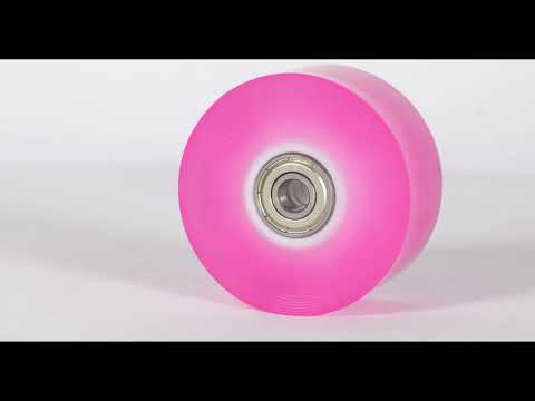 LMNADE Lites LED 85a Quad Roller Skate Wheels - Pink 62mm