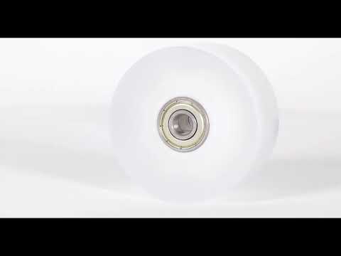LMNADE Vibe Quad Roller Skate Wheels - White 54mm