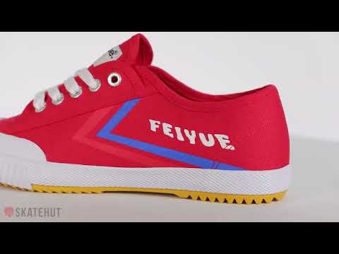 Feiyue Fe Lo 1920 Canvas Trainers - Red/Blue/Red