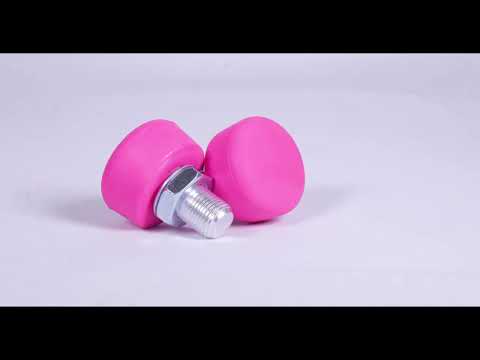 LMNADE Adjustable Rubber Roller Skate Toe Stops - Pink