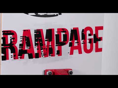 Rampage Glitch Delete Complete Skateboard - White 8''