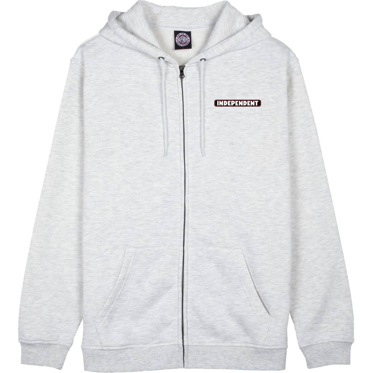 Independent Keys To The City Zip Hoodie - Athletic Heather