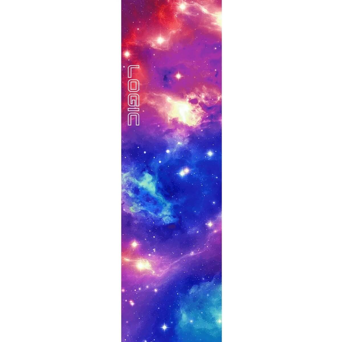 Logic Blue Red Galaxy Scooter Grip Tape