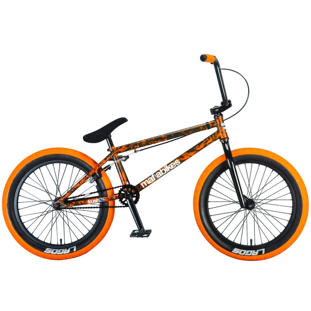 Mafiabike Kush2+ Complete BMX - Orange Splatter