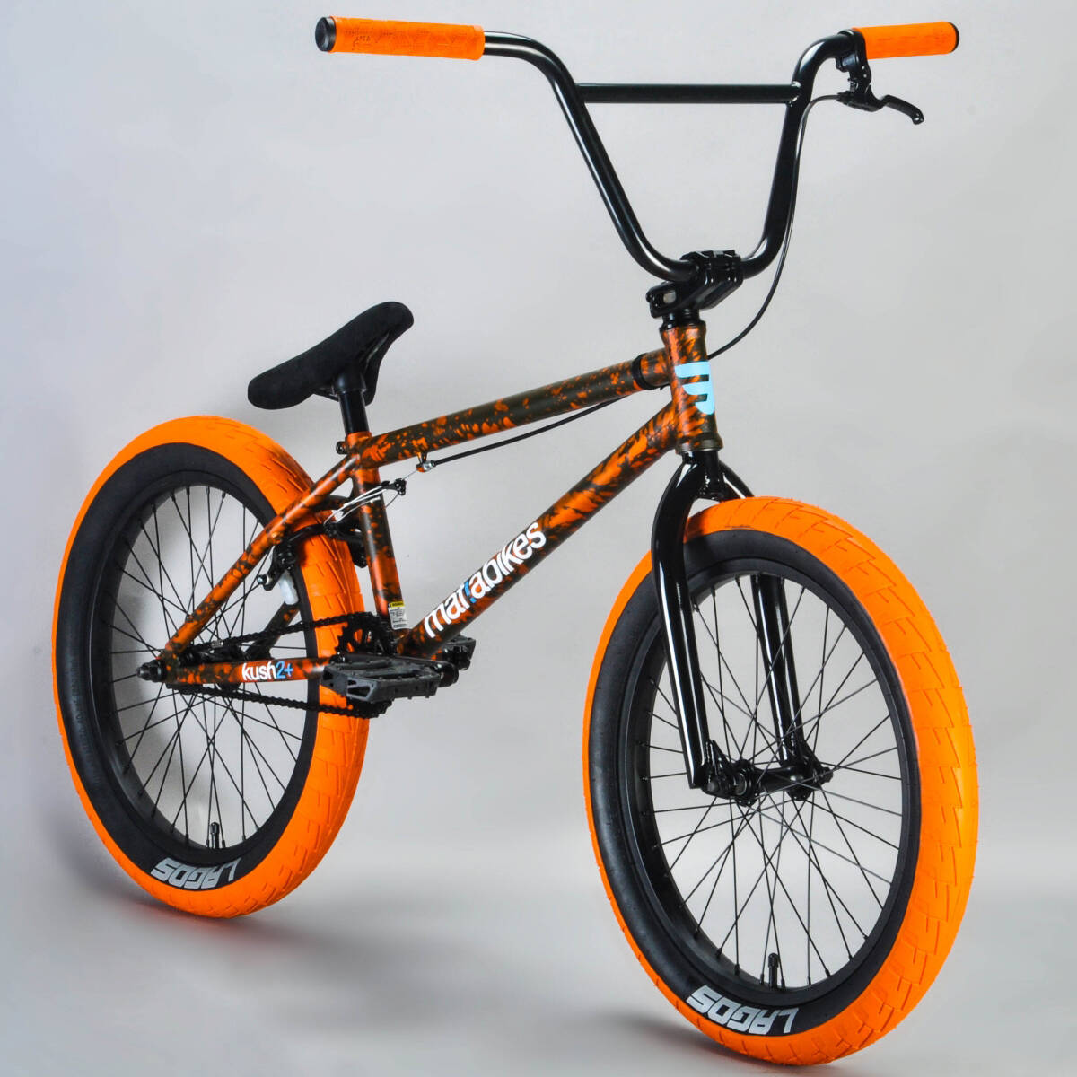 Mafiabike Kush2+ 20" Complete BMX - Orange Splatter
