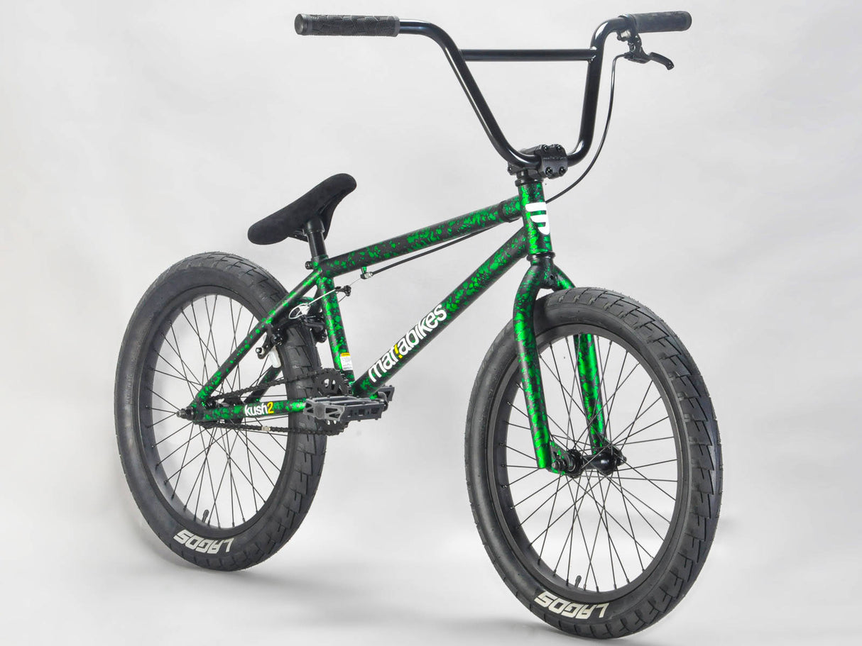 Mafiabike Kush2 20" Complete BMX - Green Splatter
