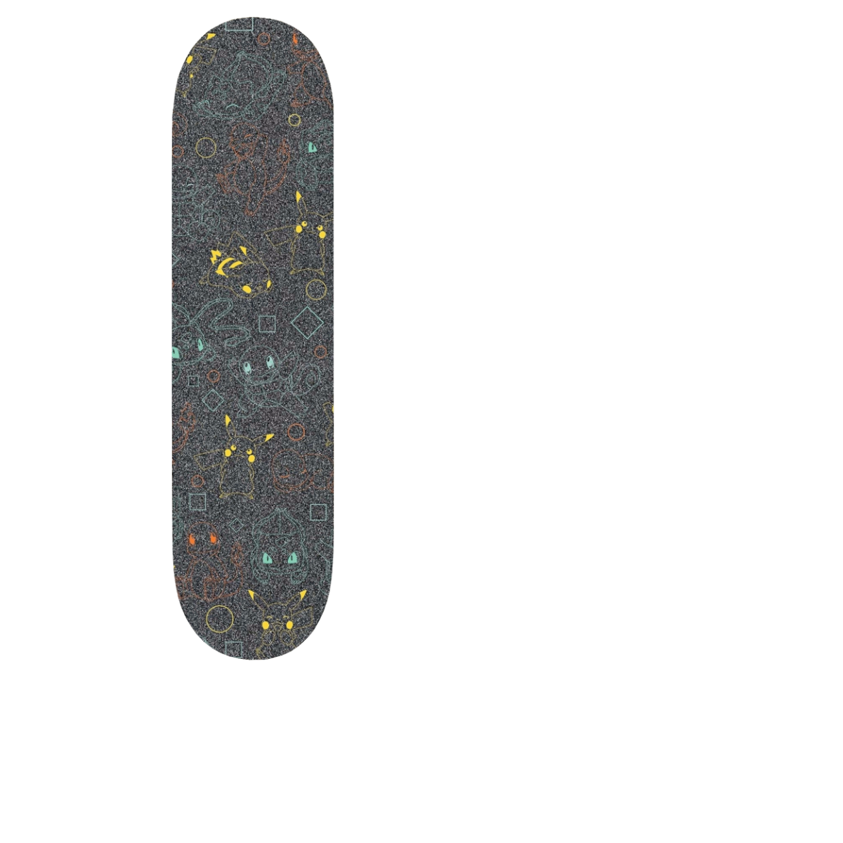 MOB x Pokemon Pikachu Partner Outline Skateboard Grip Tape
