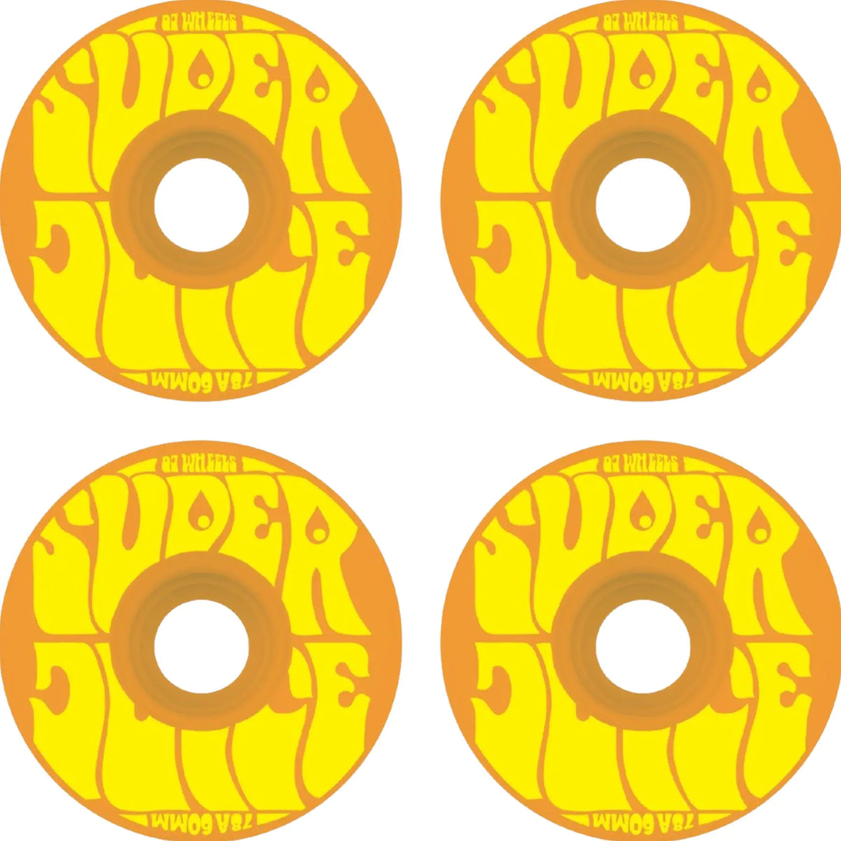 OJ's Super Juice 78A Skateboard Wheels 4-Pack