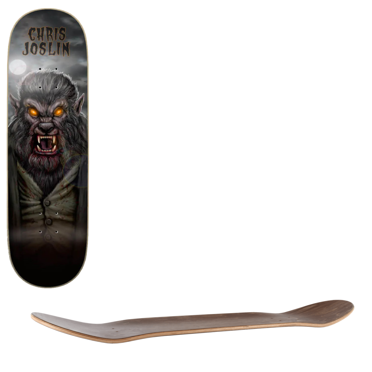 Plan B Werewolf Skateboard Deck - Joslin 8.375''