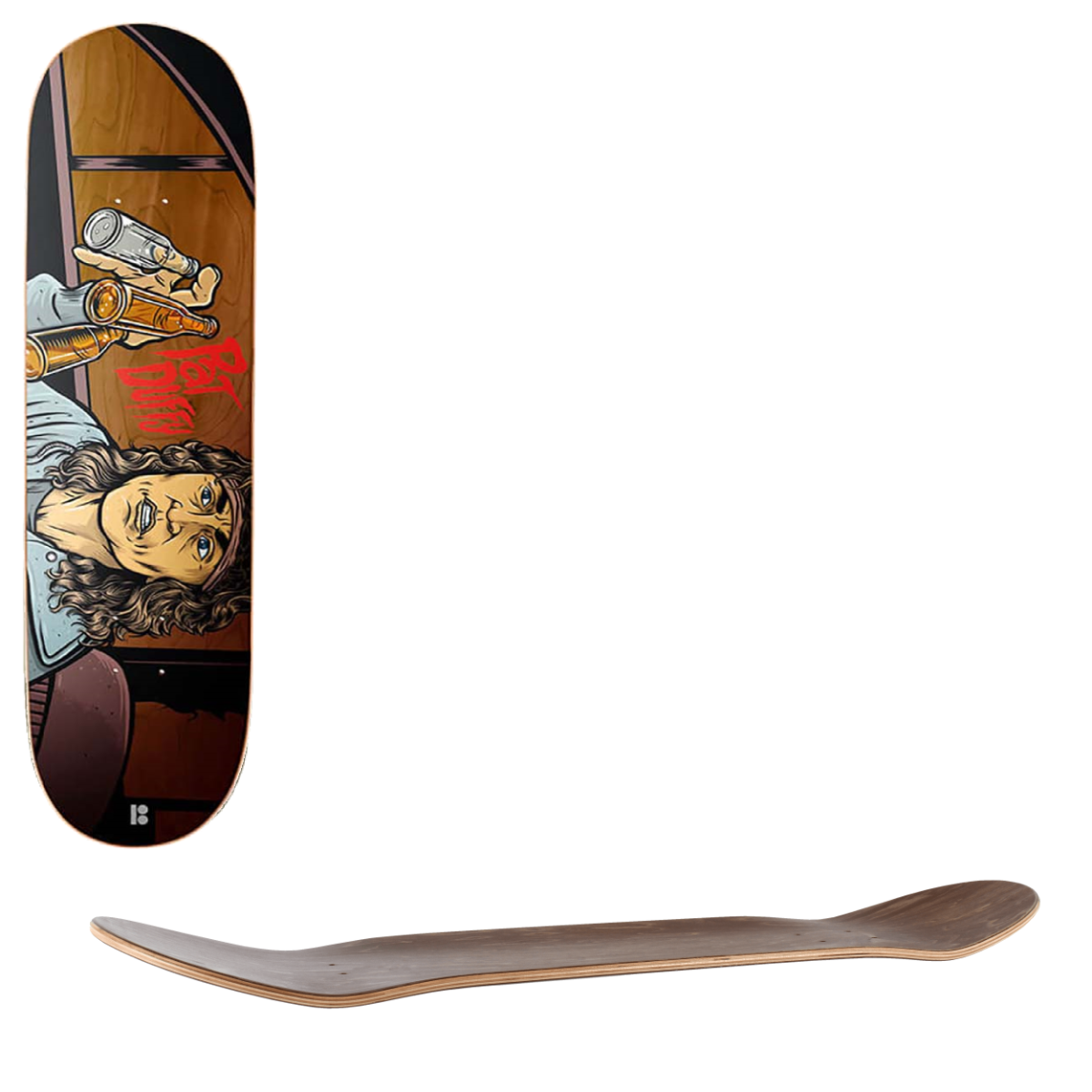 Plan B Warriors Skateboard Deck - Duffy 8.25"