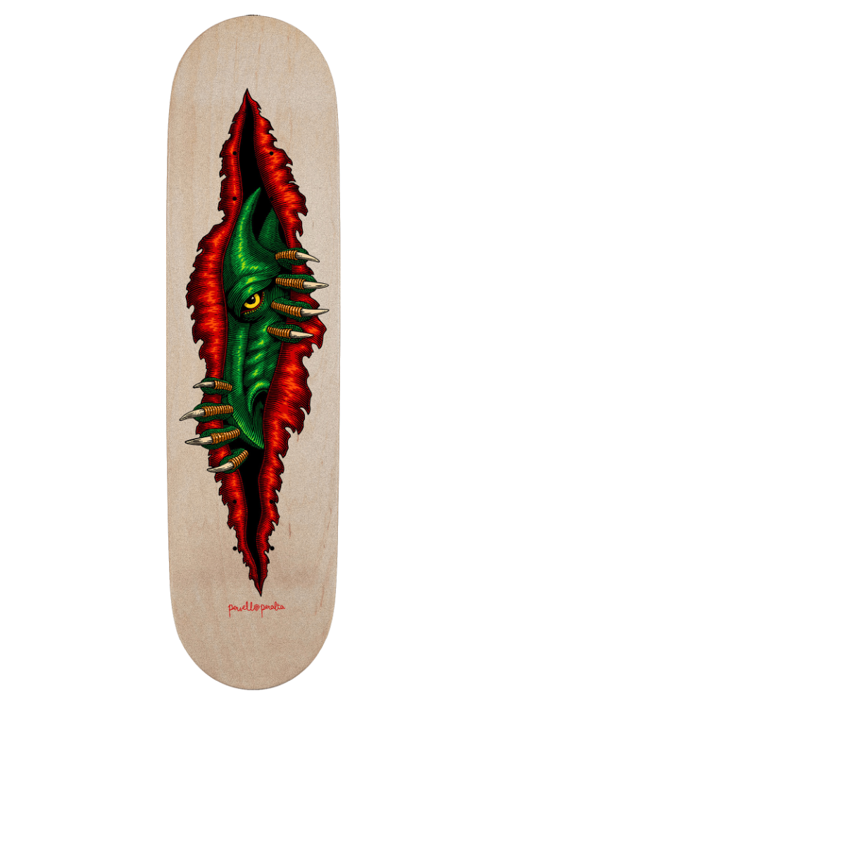 Powell Peralta Dragon Peeker Skateboard Grip Tape - Clear 10.5"