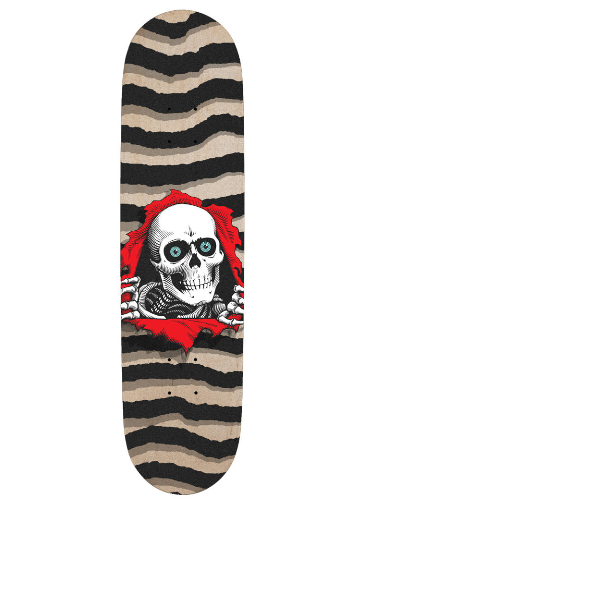 Powell Peralta Ripper Skateboard Grip Tape - Clear 10.5"