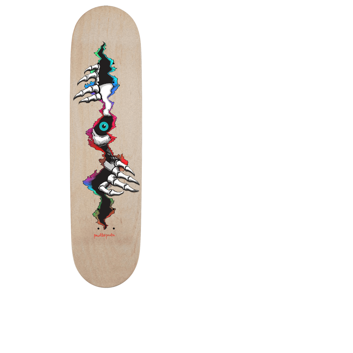 Powell Peralta Ripper Peeker Skateboard Grip Tape - Clear 10.5"