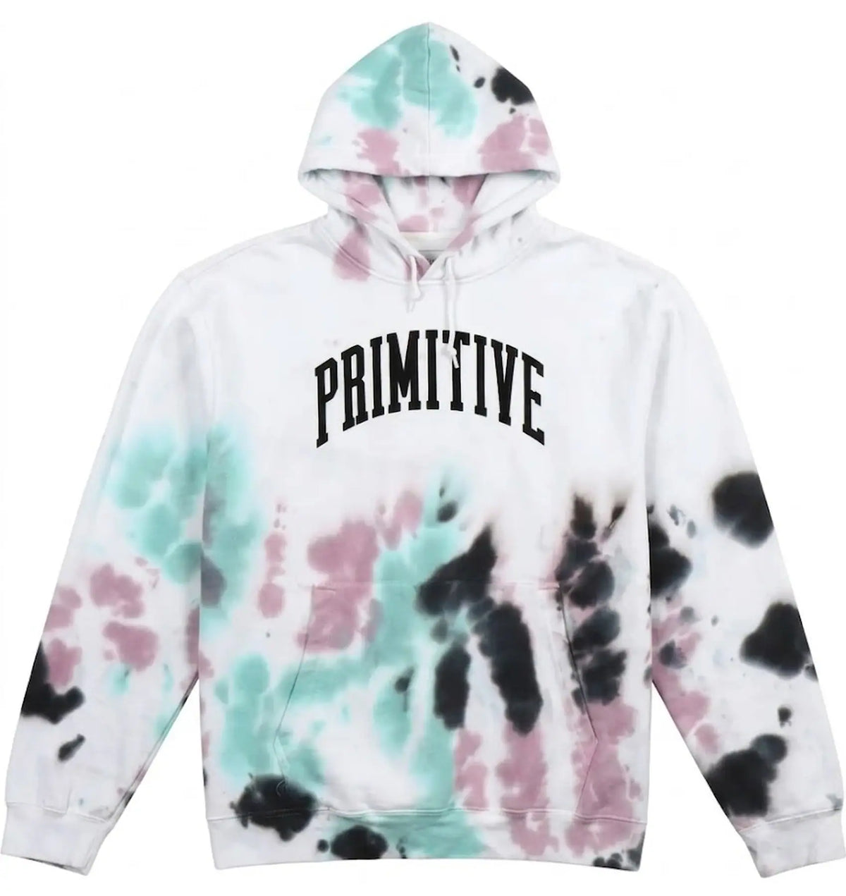 Primitive Collegiate Washed Fleece Hoodie - White