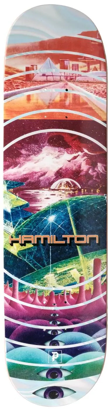Primitive Hamilton Dimension Pro Skateboard Deck - Multicolored