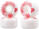 Primitive Rosa 101A Skateboard Wheels 4-Pack - Burgundy