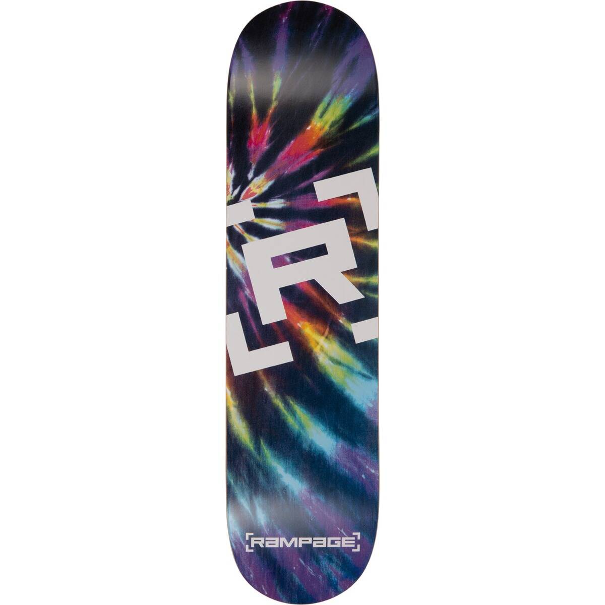 Rampage Tie Dye Big R Skateboard Deck 8.0''