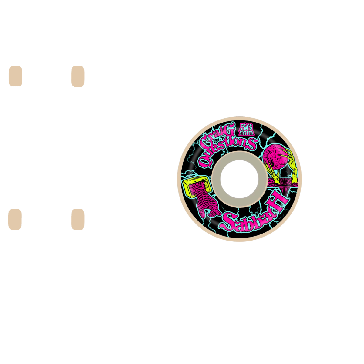 Sabbath Wheels Craig Questions x Funeral French Skateboard Wheels 56mm
