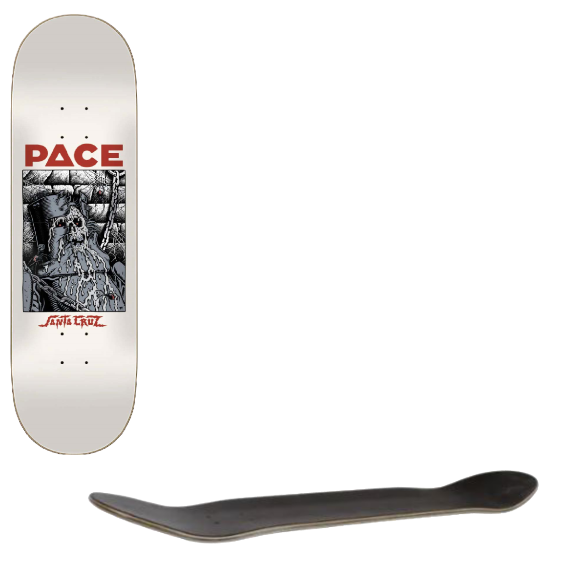Santa Cruz Dungeon VX Skateboard Deck - Pace 8.25"