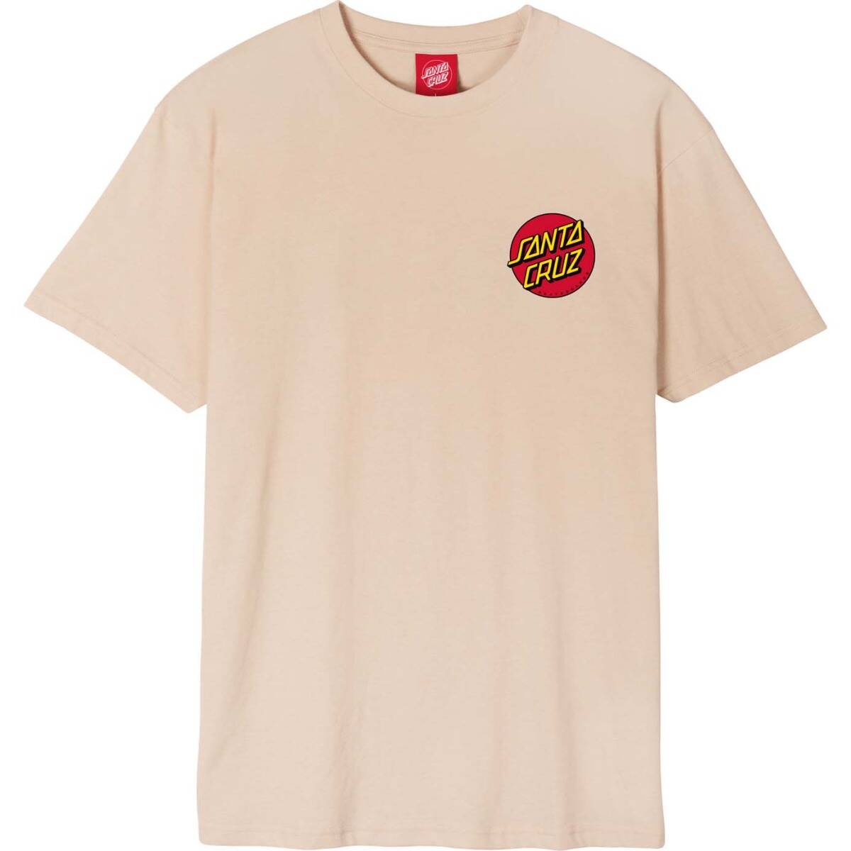 Santa Cruz Classic Dot Chest T Shirt - Oat