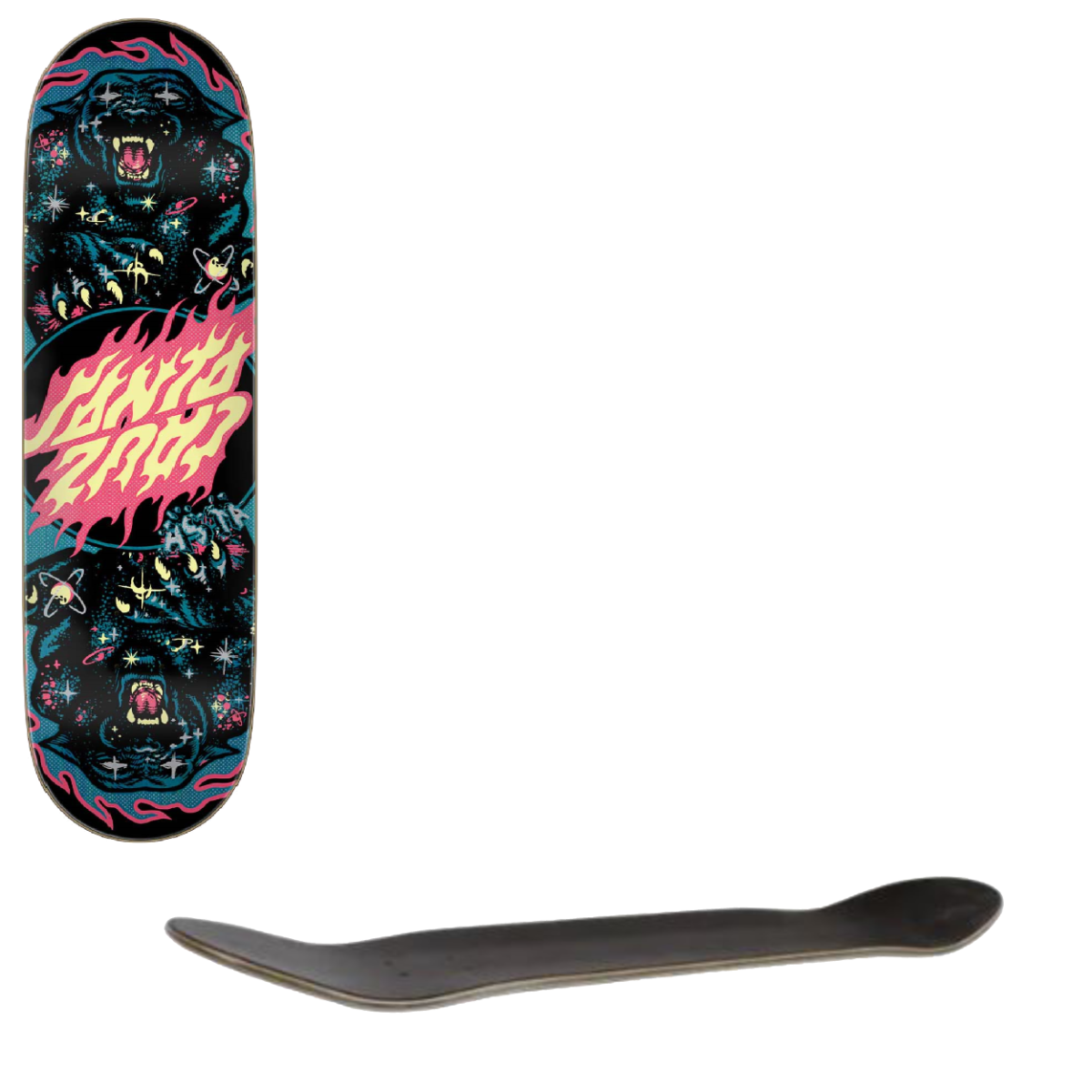 Santa Cruz Cosmic Twin Skateboard Deck - Asta 8.2"