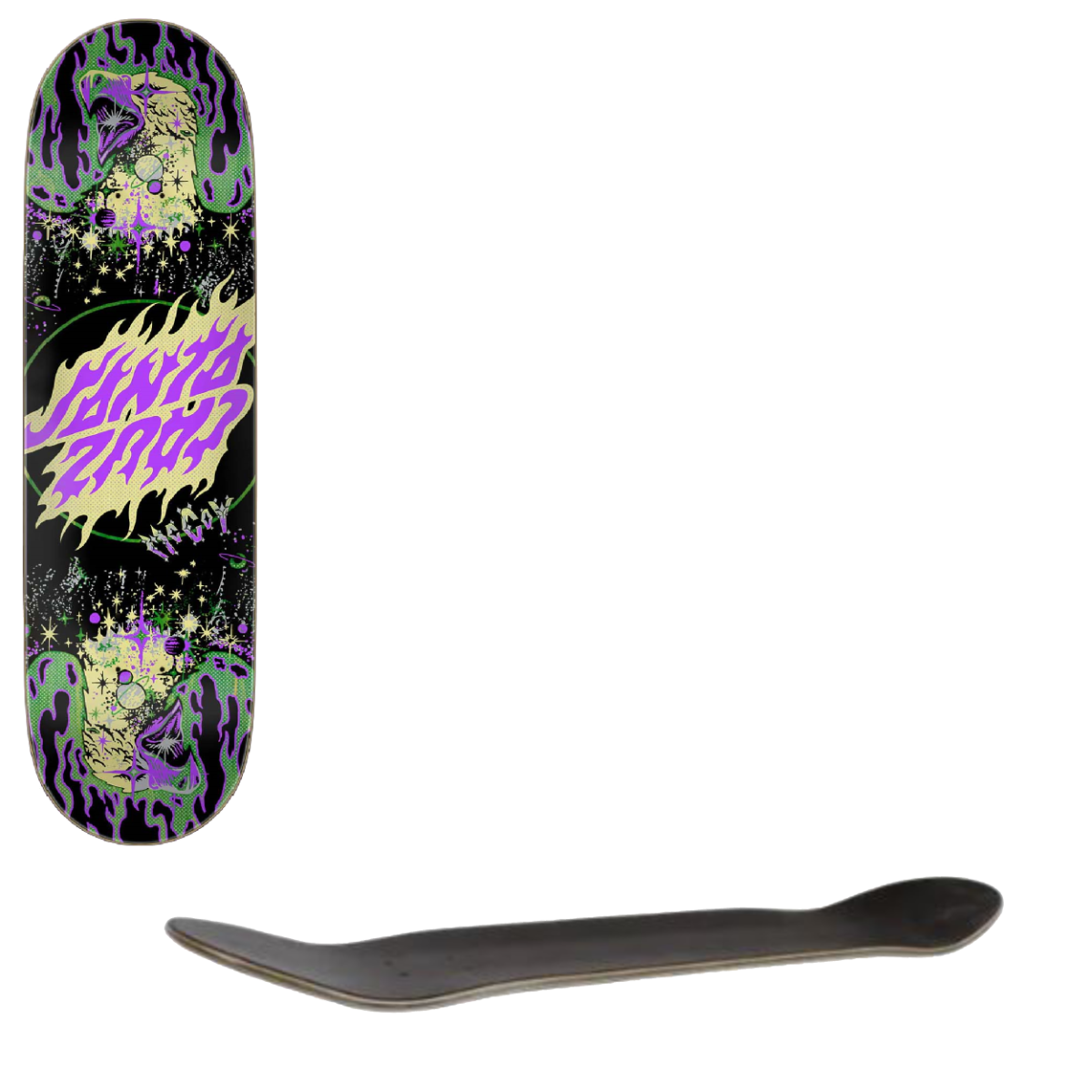 Santa Cruz Cosmic Twin Skateboard Deck - McCoy 8.4"