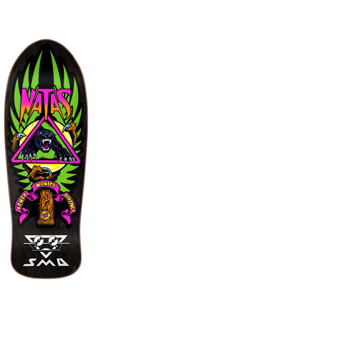 Santa Cruz Panther Lenticular Skateboard Deck - Natas 10.54"