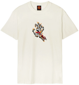 Santa Cruz Burnt Bone Hand T-Shirt - Unbleached Cotton