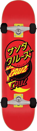 Santa Cruz Classic Dot Complete Skateboard - Red Group Dot