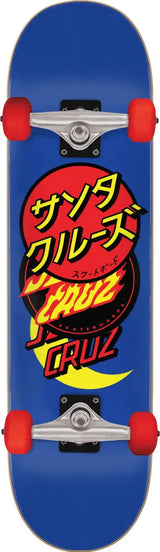 Santa Cruz Classic Dot Complete Skateboard - Blue Group Dot