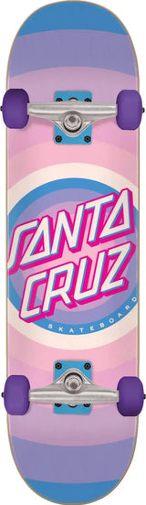 Santa Cruz Classic Dot Complete Skateboard - Purple Gleam Dot