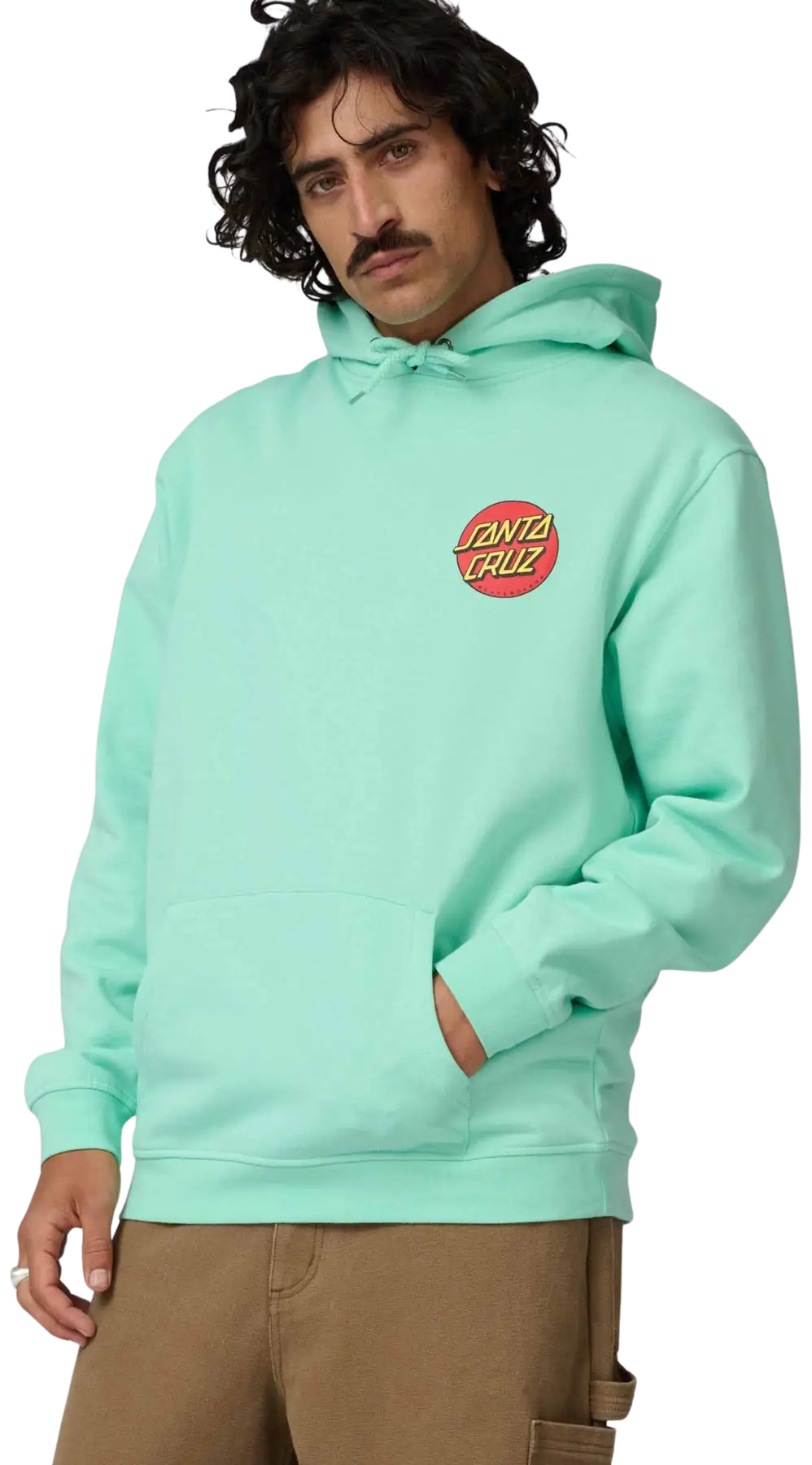 Santa Cruz Classic Dot Hoodie - Mint - image 5